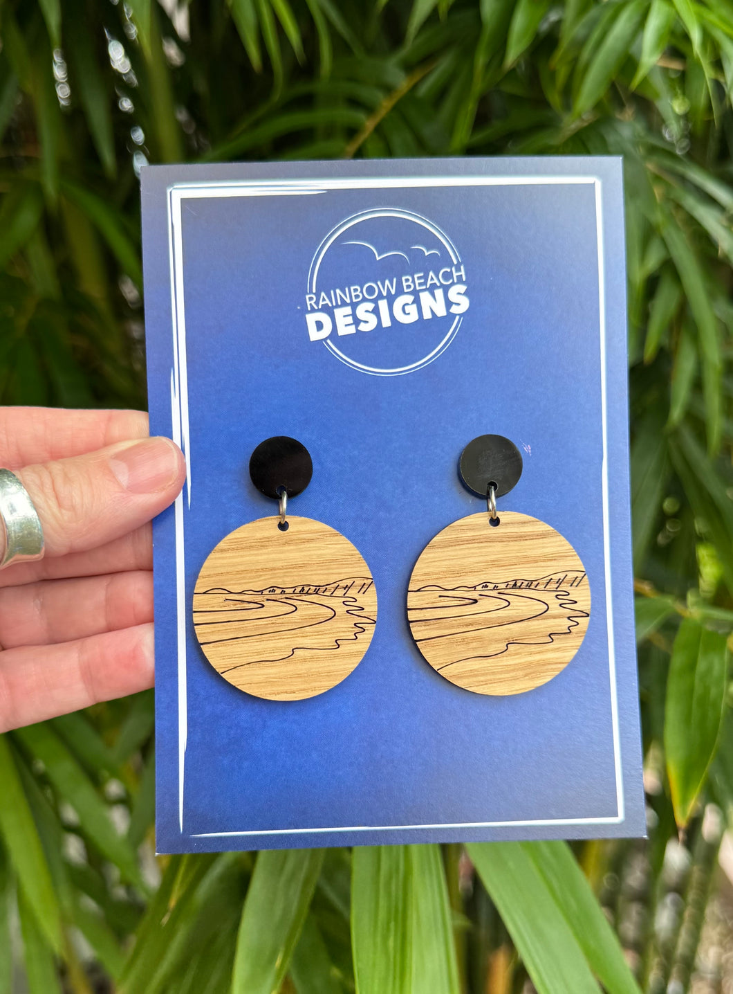 Handmade Oak Earrings